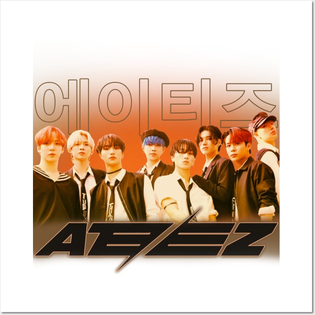 ateez kpop Wall Art by Olympussure